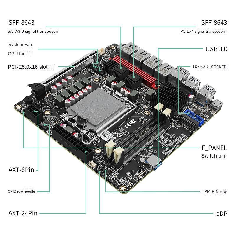 NAS server motherboard