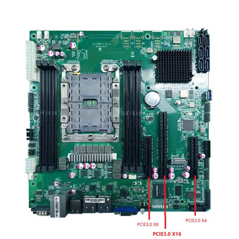 Single CPU server motherboard