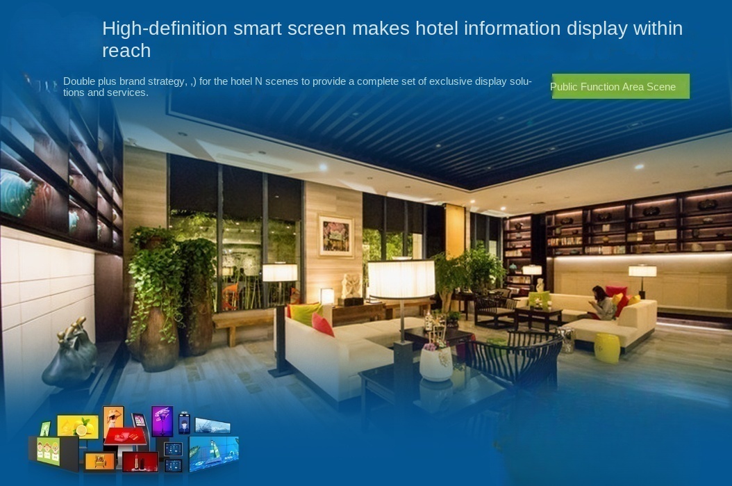 Hotel Scene Commercial Display Solution